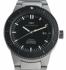 Iwc Schaffhausen Gst Aquatimer Iw353601 Date Automatic Black Dial Men'S *Sch1535