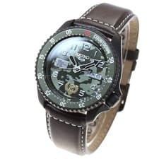 SEIKO 5 SPORTS x Street Fighter V GUILE SBSA081 Black Men's Watch New in Box