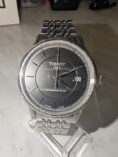 Tissot Powermatic 80 Mens Watch T085407A Black Dial
