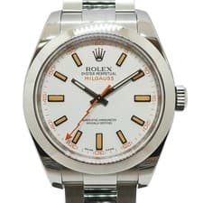 ROLEX Milgauss 116400 White Automatic Men's Used Watch #34831