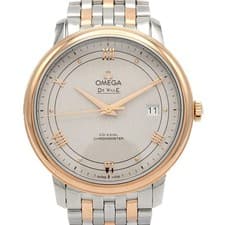 Authentic Omega De Ville Prestige RG Combination 424.20.40.20.02.003 SSxPG M...