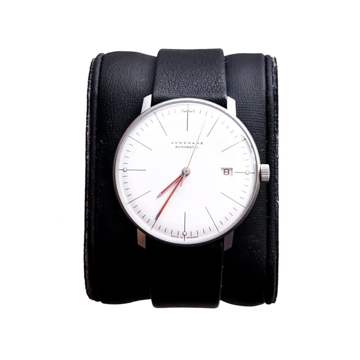 Junghans Max Bill Automatic Bauhaus White Dial Men's Watch 027/4009.02, Original