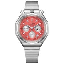CITIZEN AN3700-89Z Tsuno Chrono Custom Watch Limited 2500 Orange Dial Mens Japan