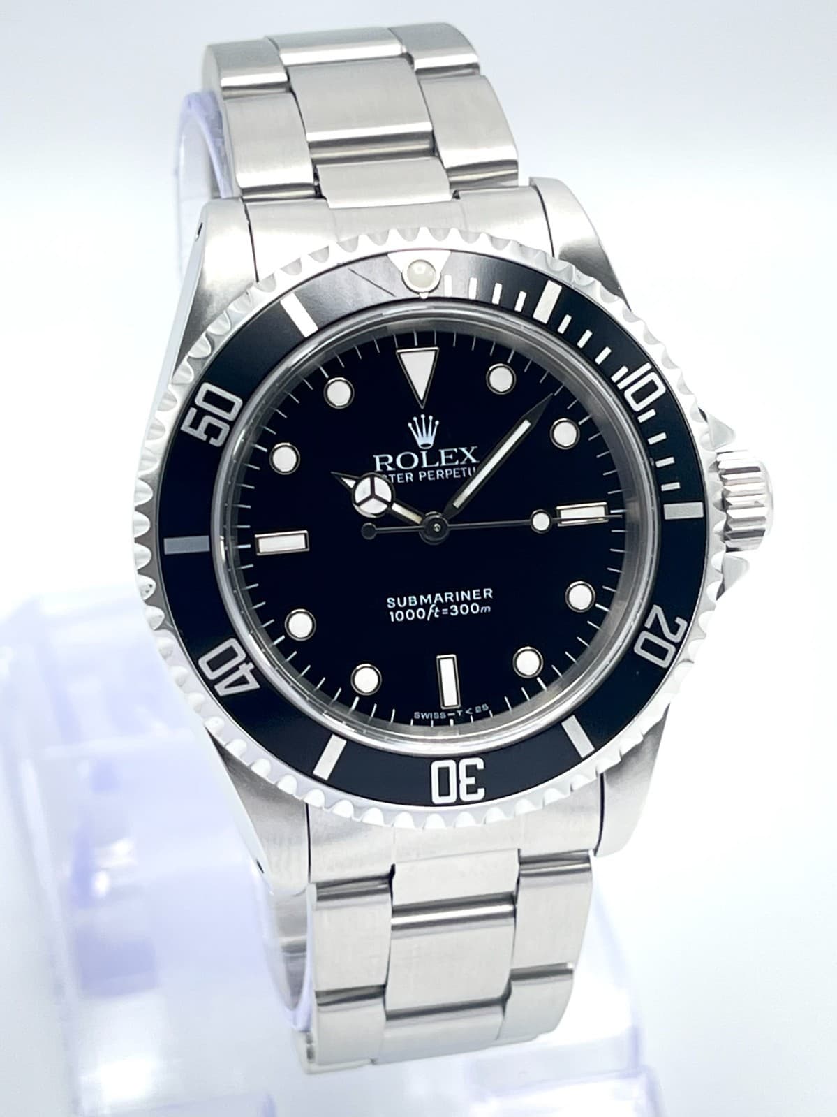 Rolex Submariner No Date 14060 40mm Black Dial Black Aluminium Bezel Sub Box