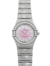 OMEGA Constellation Mini Diamond Bezel 1466.85 White Ladies Used Watch #31131