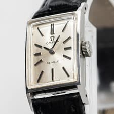 Vintage 1969 *NEAR MINT* OMEGA De Ville Cal.485 Manual Winding Tank 16mm Womens