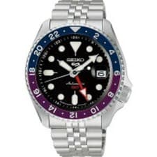 Seiko 5 Sports SBSC021 GMT Automatic Men's Watch Japan Colors New in Box