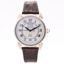39mm E. Stohlman Watch Co. The Earl Limited Edition Automatic Wristwatch Silver