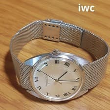 IWC C Line Cal 403 Manual Wind Mens Watch with Genuine Leather Strap Vintage #1