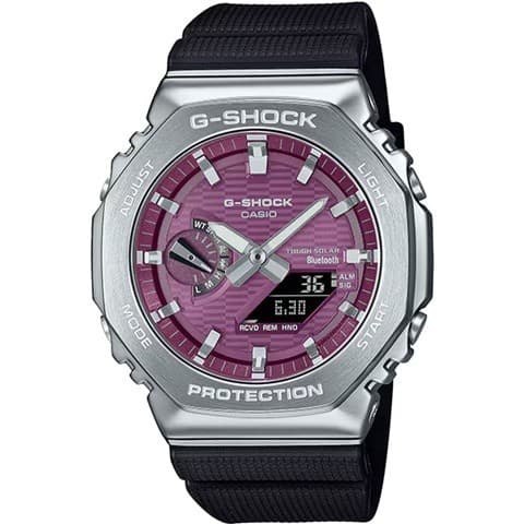 Casio G-Shock GBM-2100A-4BJF Metal Bezel Burgundy New Authentic Japan