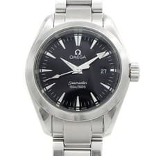 OMEGA Seamaster Aqua Terra 2577.50 150m Date Black SS Steel Women Quartz