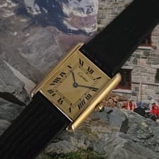 Cartier Tank Must 23x30 Gold Vermeil Quartz – Classic Men’s Vintage Clean