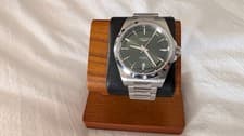 Longines Conquest Automatic Green Dial Men's Stainless Steel Watch Date 38mm