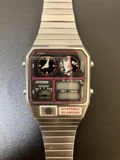 CITIZEN Ana Digi Temp 8989 Hysteric Glamour Watch Quartz Silver Men's