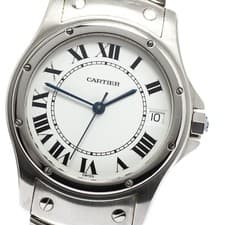 Cartier CARTIER W20026K1 Santos Cougar LM Date Automatic Men s with  938290