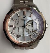 Casio Oceanus Manta Solar Watch OCW-S2400PG-7AJF Pink Gold MOP Dial Titanium