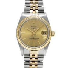ROLEX Datejust 68273 Champagne WATCH 716644