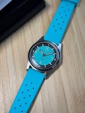 BALTIC Hermetique Turquoise Blue 36mm Miyota 9039 Automatic Watch Box Papers