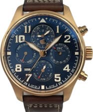 IWC Pilot's Watch Perpetual Calendar Chrono Le Petit Prince IW392202 Blue 43mm