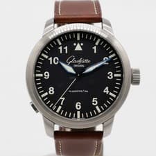 Glashutte Original Senator Navigator RIMOWA LIMITED Steel Black 44mm RARE!