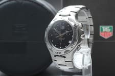 Tag Heuer Kirium CL1110-0 Black Chronograph Qz Men's Watch Near MINT/Full Set