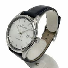 HAMILTON Jazzmaster Date H324510 Silver Quartz 40mm Men's Watch From JAPAN