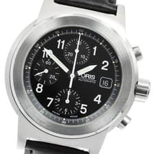 ORIS 7511 Big Crown Date Chronograph Men's Watch From Japan G0418