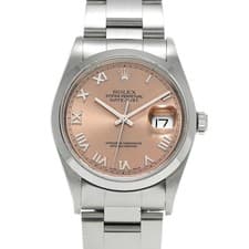 ROLEX Datejust 16200 Pink Case Size 36 x 36 mm Men's Used Watch #421521