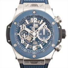 Hublot Big bang Unico TITANIUM blue ceramic 421.NL.5170.RX CE×TI TI x rubber AT