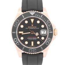 MAR. 2026 RSC PAPERS Rolex Yacht-Master 18K Rose Gold Oysterflex 37mm 268655 BOX