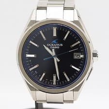 Casio OCW-T200 Mens Solar Watch Working Blue Dial Vintage Dress Watch Authentic