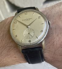 Girard PERREGAUX Watch Sub Seconds Vintage Runs Great Cal 06 Even Numbers Dial