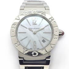 Bulgari BVLGARI Watch Bulgari Bulgari BBL26S BBL26WSSD Date White Shell Dial SS