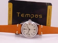 ROLEX OYSTERDATE PRECISION 6066 YEAR 1952 RED CALENDAR HAND WIND VINTAGE WATCH