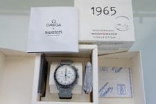 OMEGA X SWATCH 1965 SpeedMaster Moonswatch With Receipt