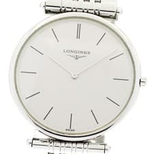 LONGINES Grand Classic L4.635.4 Quartz Watch Silver JP