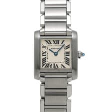 CARTIER Tank Francaise SM W51008Q3 Silver WATCH 723772