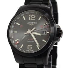 LONGINES Conquest V.H.P. GMT(L3.728.2.56.6) Authentic From Japan