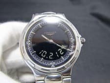 Longines Conquest Ani-Digi L1.622.4 Stainless Steel Quartz Chronograph Watch