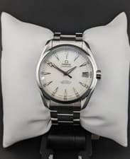 Omega Seamaster Aqua Terra 38.5mm White Dial  Box&Paper