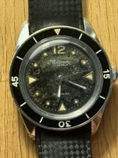 Waltham Blancpain Bathyscaphe Type 1/A (No Red W) Bakelite Bezel, Serviced