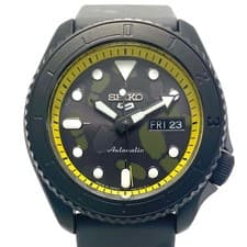 Seiko 5 Sports One Piece Collaboration Saji Limited Edition Automatic Gray Watch