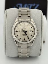 OMEGA Seamaster Aqua Terra 2577.30.00 Silver Dial Ladies Watch Quartz