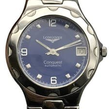 LONGINES Conquest automatic watch men's analog automatic winding From Japan