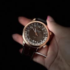 Chopard L.U.C - 42mm Rose Gold Chocolate - GMT Watch 161943-5001 - No Box/papers