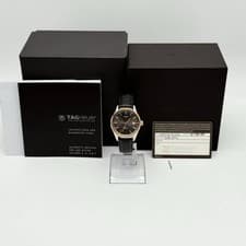 TAG Heuer Watch Carrera RZB6572 WAR215A.FC6336 Black Automatic w/Box, Warranty