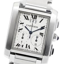 Cartier CARTIER W51024Q3 Tank Francaise Chrono Reflex Quartz Men s 932229