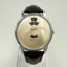HOGA DIRECTIME 9038T AUTOMATIC 17J JUMP HOUR DISC 34.5MM VINTAGE MENS WATCH