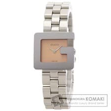 Gucci G3600L Square Face Stainless Steel Ladies Wristwatch, Used