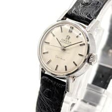 Omega Geneve Ladies Silver Hand-Winding Watch, 00s, Working, Used